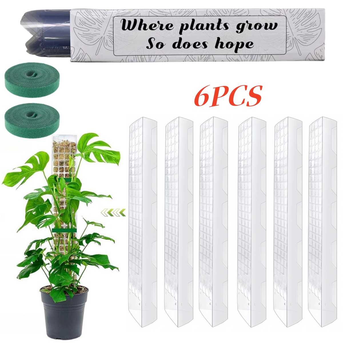 Moss Pole Plastic Plant Stand  - Sphagnum Moss Dry ulasan dan harga